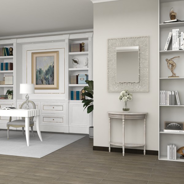 We don't want a space lacking of style and purpose.. And this console table provides just the right amount functionality without compromising your overall home decor aesthetic!

#ConsoleTable #WoodConsoleTable #HalfRoundConsoleTable  #TraditionalDecor #HomeDecor #UMAHomeDecor