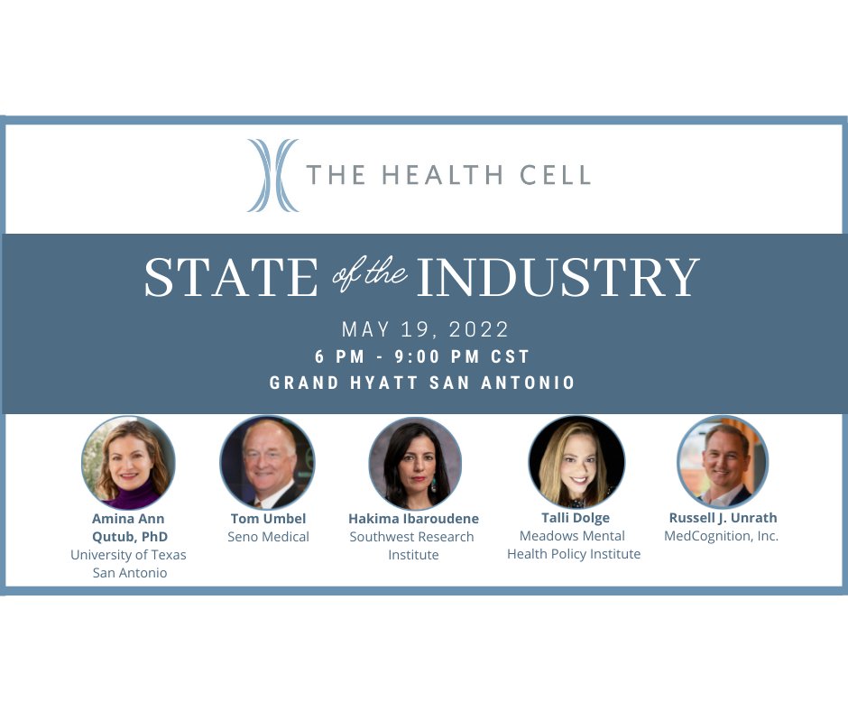 You won't want to miss The Health Cell's State of the Industry, San Antonio's annual innovative storytelling event.

Register at: events.r20.constantcontact.com/register/event…