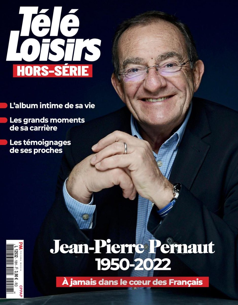 TeleLoisirs's tweet photo. ⚫️ Notre hors-série hommage à Jean-Pierre Pernaut sera disponible dès ce samedi 5 mars dans les kiosques https://t.co/xKWz5RIWQR