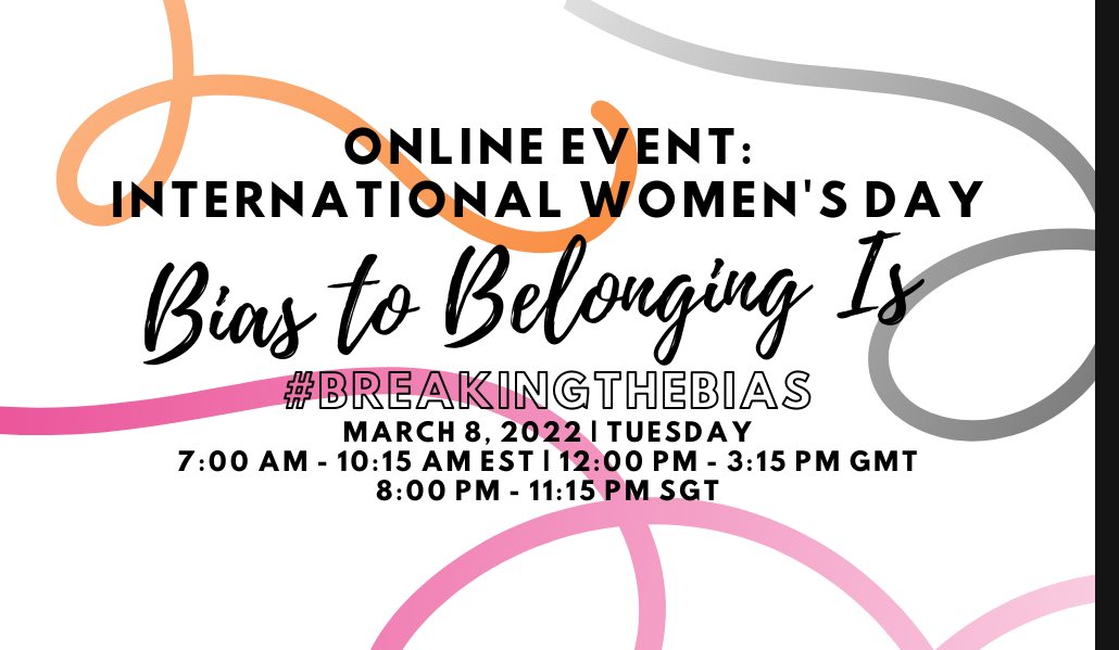 AbMambo's tweet image. #IWD has special significance this year. Join me and @nsonguruauwem1 @sumanmishra_1 @IngridHarb @jasonmylesclark @VanessaMoungar as we discuss “Bias to Belonging.” Don’t miss my keynote on the theme. #WhatsYourBQ? #BreakTheBias #IWD2022 #InternationalWomensDay