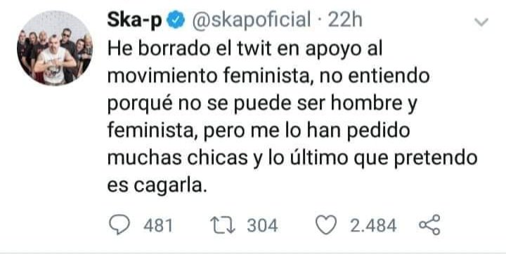 Ds_OutOfContext's tweet image. Esto es lo que pasa cuando un hombre compra el discurso feminista: