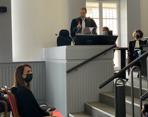 Procureur_Pau's tweet photo. Vendredi après-midi : participation à l'audience solennelle de présentation de Laure Vuitton, nouvelle présidente du tribunal judiciaire de Dax. #ParquetDax https://t.co/yKkx18qNTZ