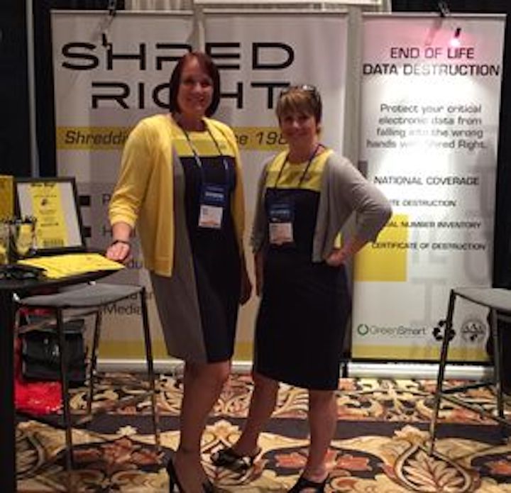 ShredRight's tweet photo. Mary Powers (the project manager for IT destruction services) is celebrated her eighth year of employment yesterday! Drop a 🎉  in the comments to help congratulate her! We appreciate all her hard work and dedication to Shred Right. https://t.co/zhfNR8wsMW
