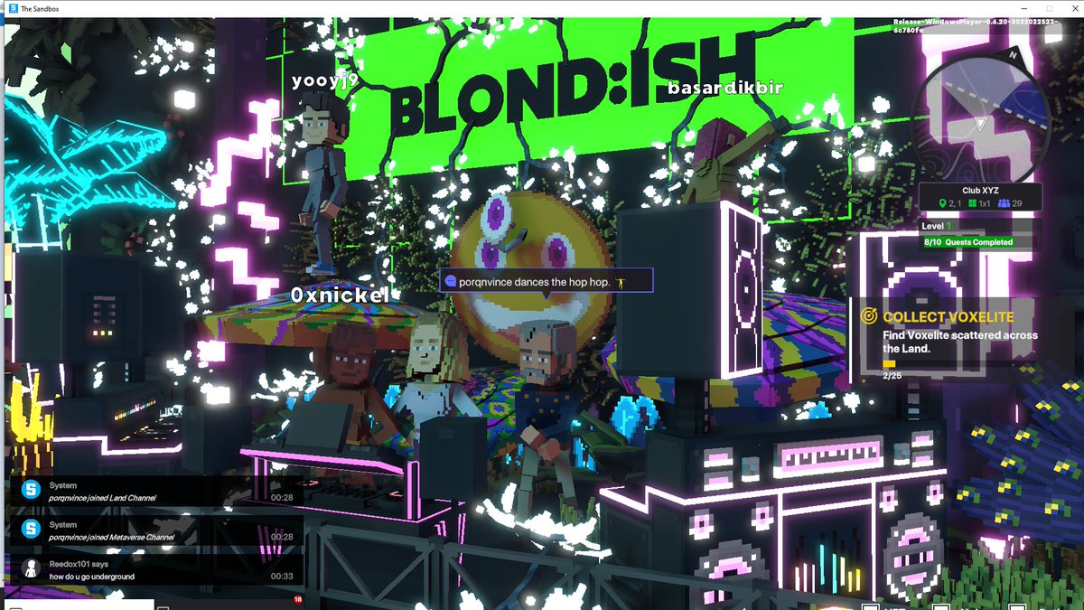 YingVin's tweet photo. @TheSandboxGame @blond_ish I just participated in the daily #SandboxAlphaS2Contest for a chance to earn up to 1,000 $SAND! Day 2 - Dance with Blond:ish. Check out my screenshot below! 👇 #SandboxAlphaS2 https://t.co/A6PfX35l6J