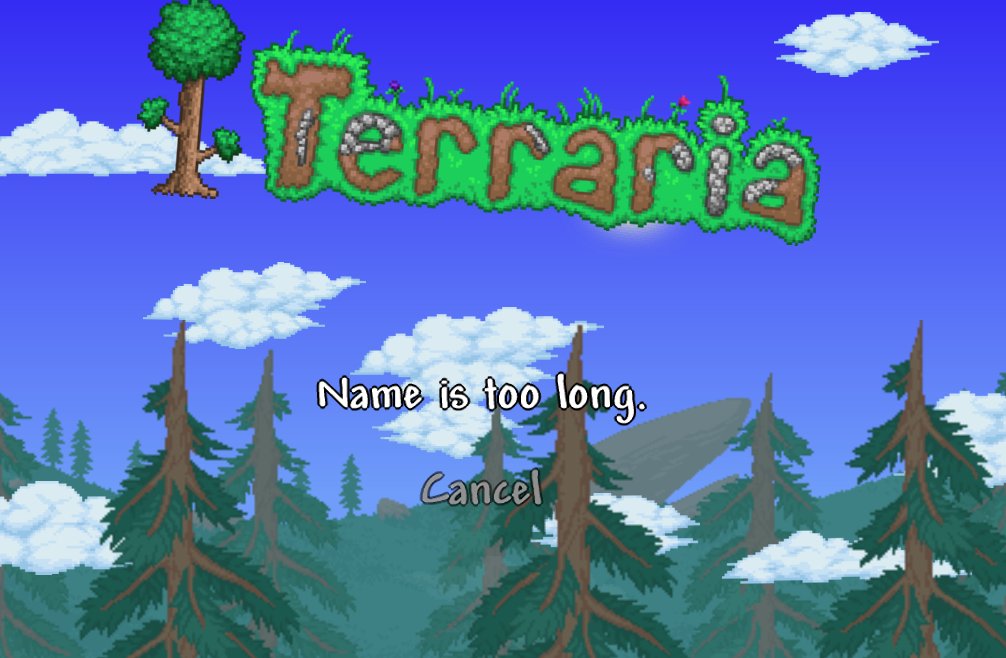 Terraria Tidbits on Twitter "Terraria Fact If you attempt to join a
