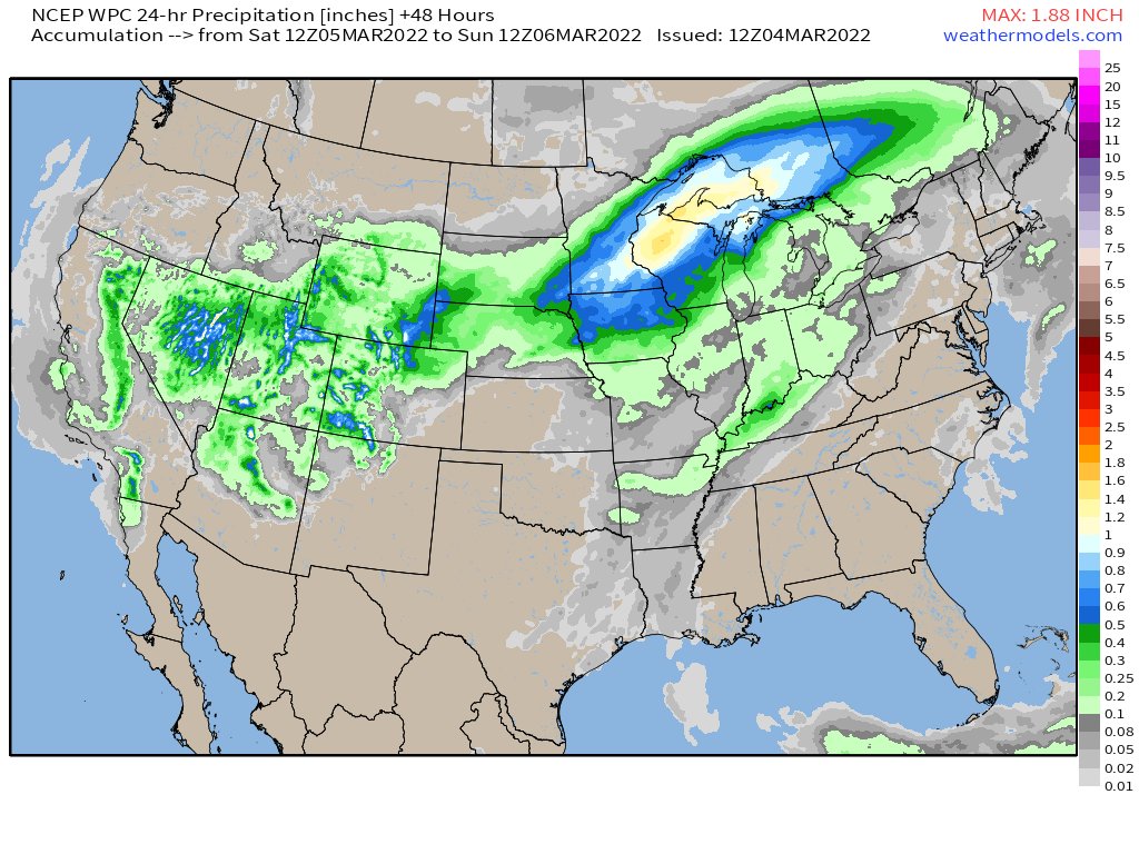 Mike's Weather Page on Twitter "Rainfall for Saturday. Most the south and east staying dry