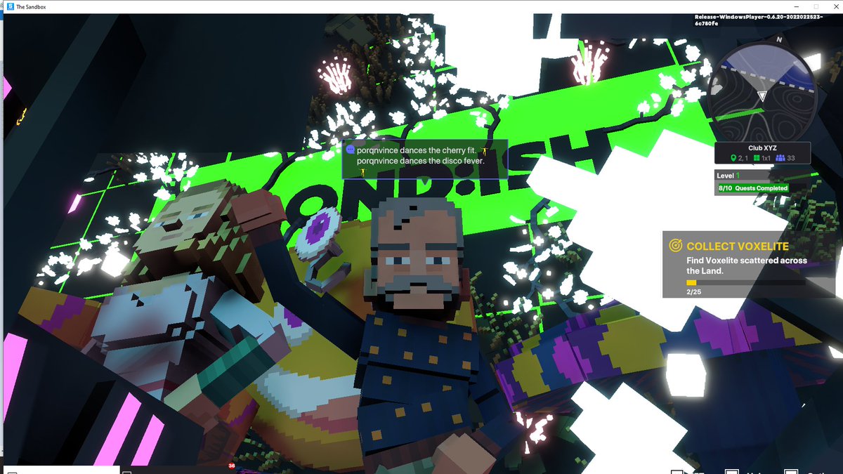 YingVin's tweet photo. @TheSandboxGame @blond_ish I just participated in the daily #SandboxAlphaS2Contest for a chance to earn up to 1,000 $SAND! Day 2 - Dance with Blond:ish. Check out my screenshot below! 👇 #SandboxAlphaS2 https://t.co/gXxXPp5Qne