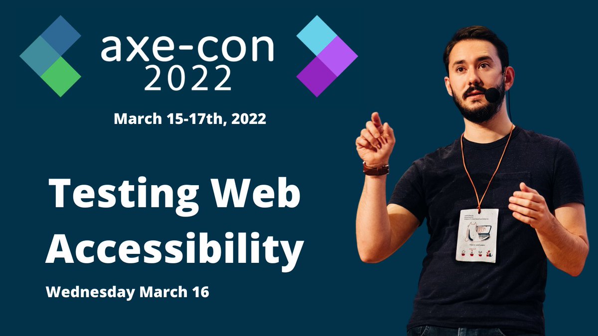 I'm super thrilled to say that I'll be speaking at #axecon 2022, a virtual conference by <a href="/dequesystems/">Deque Systems</a>, with so many amazing #accessibility speakers.

I’ll be giving my personal tips about #a11y testing tools to find accessibility vulnerabilities.

deque.com/axe-con/sessio…