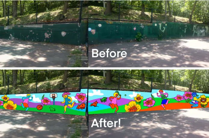 allbrightcdc's tweet photo. Please consider supporting our friends at @ArtsDistrictBos for their 60 day Ringer Park Mural Fundraiser! Learn more about their project and make a donation today: https://t.co/rZMC7okYyk
#Allston #BrightonMA https://t.co/fOvdhc2Tb6