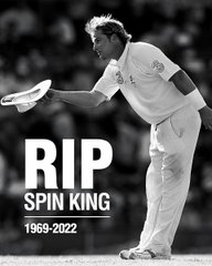 LASITHDISSANAY3's tweet photo. The cricket world has lost a legend, there will never be another like Shane Warne. 
#shanewarne  #CricketAustralia https://t.co/LmPbIQMu6w