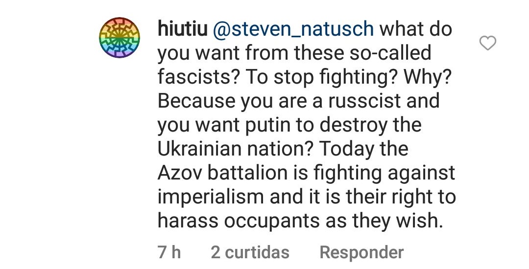 yubigday's tweet photo. fui procurar sobre a comunidade lgbt da ucrânia para ver como estão reagindo a guerra/azov e me deparo com isso.. não tem ninguém que se salve https://t.co/JIwgfhu0gu