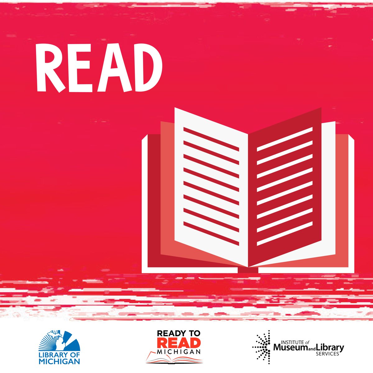 LibraryofMich's tweet photo. Reading aloud with your children will set them up for success! Little ones won’t sit for long, so make it fun – have them act out what you’re reading to them! #ReadytoReadMi #MiLibraries #EarlyLiteracy #IMLSGrant https://t.co/WifX5rwHXu