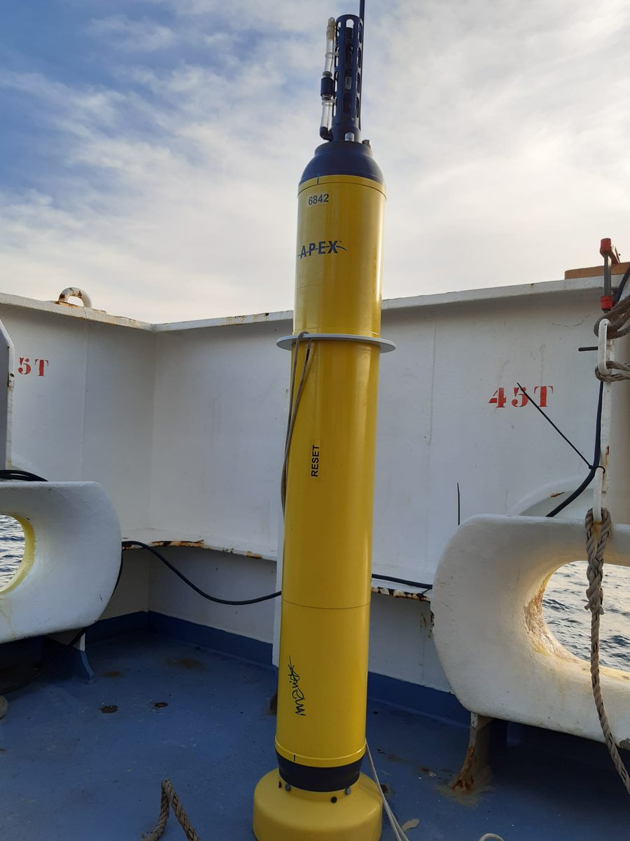 OGS_MAOS's tweet photo. Two Arvor-I and one Apex float were successfully deployed in the Balearic Sea during the Calypso 22 cruise onboard the R/V Pourquoi Pas? https://t.co/thbERUgxFp