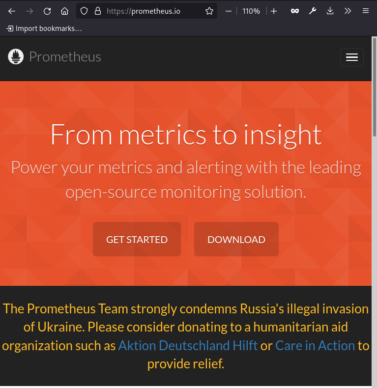 Got to love the <a href="/PrometheusIO/">PrometheusMonitoring</a> community. #UkraineWar