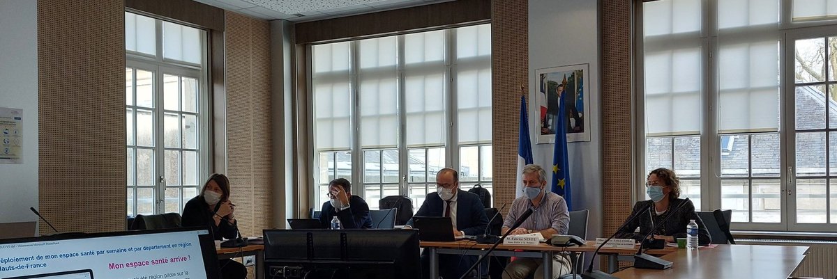 #SégurDeLaSanté | Dans la Somme, les acteurs territoriaux et représentants de l'Etat sont réunis en comité opérationnel pour faire le point sur les projets immobiliers et d'investissement des établissements de santé et médico-sociaux financés par le Ségur