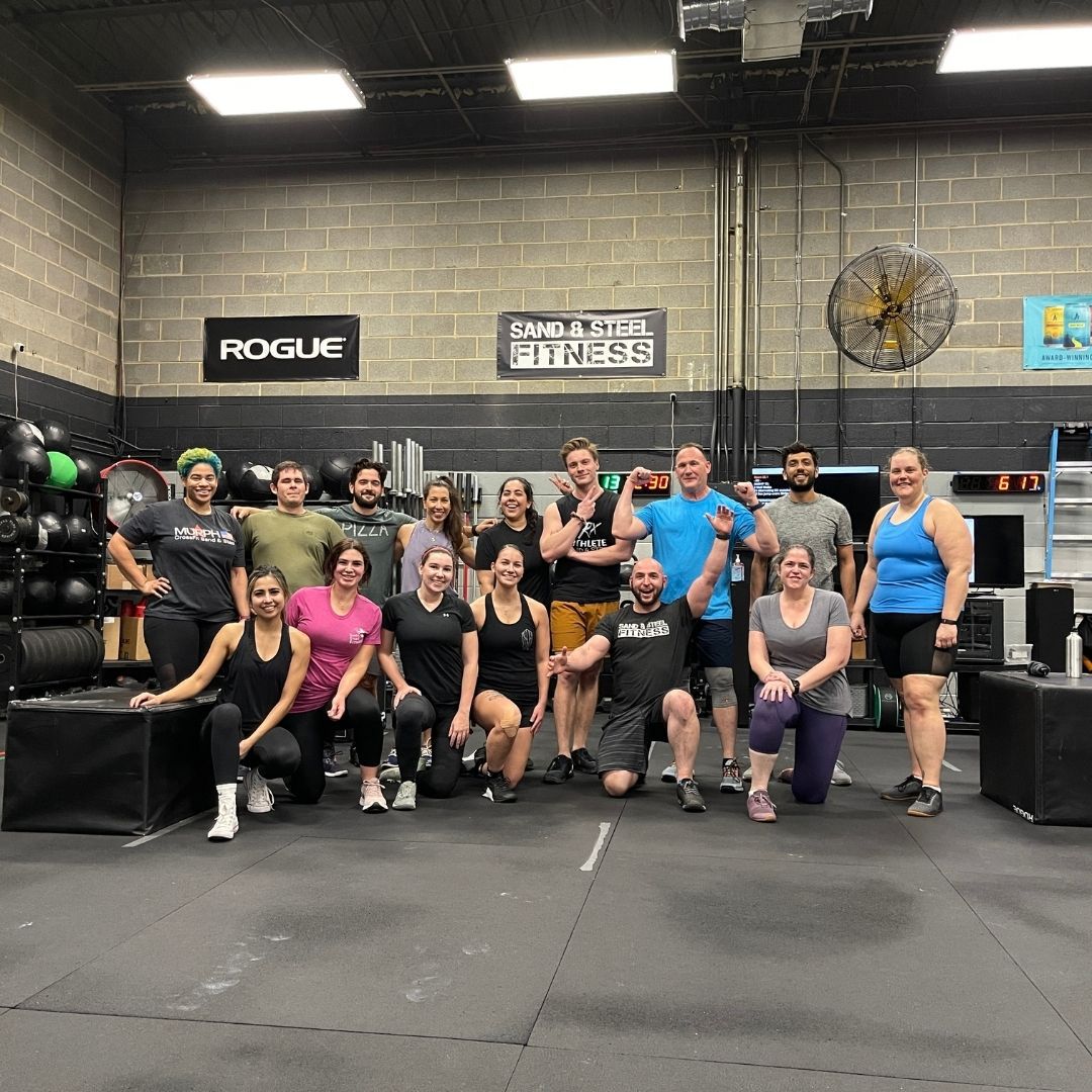 sandandsteelfit's tweet photo. The Sand and Steel Community got together and crushed Open Workout 22.1! 

There's no better way to get through a tough workout than surrounded by friends. With 22.2 just hours away, we're excited to see you all there!

Great work so far to all participants of the 2022 Open! https://t.co/Mf9dfgMk4U