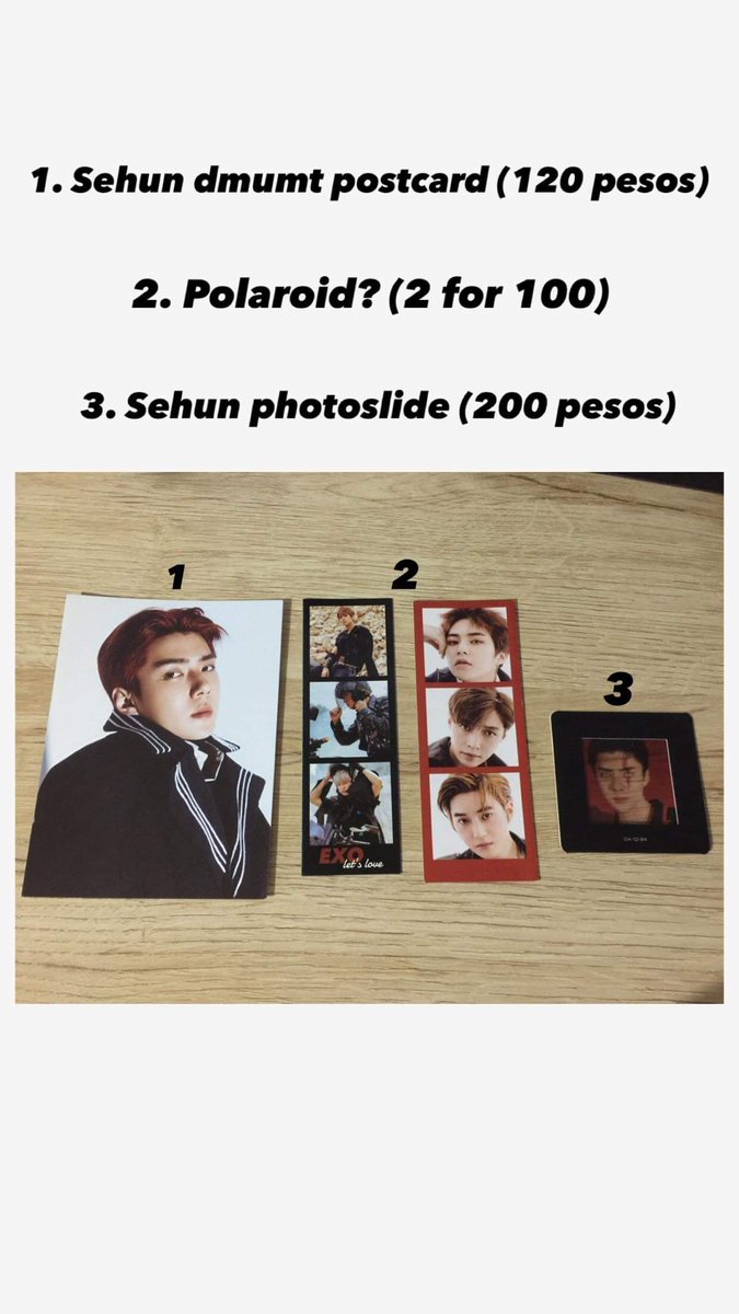 ryrishcart's tweet photo. wts lfb exo ph || #ryrishsells
EXO TINGI (postcards/mini posters/ photoslide)
-the price indicated below
-condition 10/10
-mop: gcash
-mod: jnt (sco)
dm your offers or reply mine
π· tags lfb exo kim jongin oh sehun dmumt dftf pc kyungsoo kai xiumin chanyeol suho chen baekhyun https://t.co/MojUZ7UkWJ