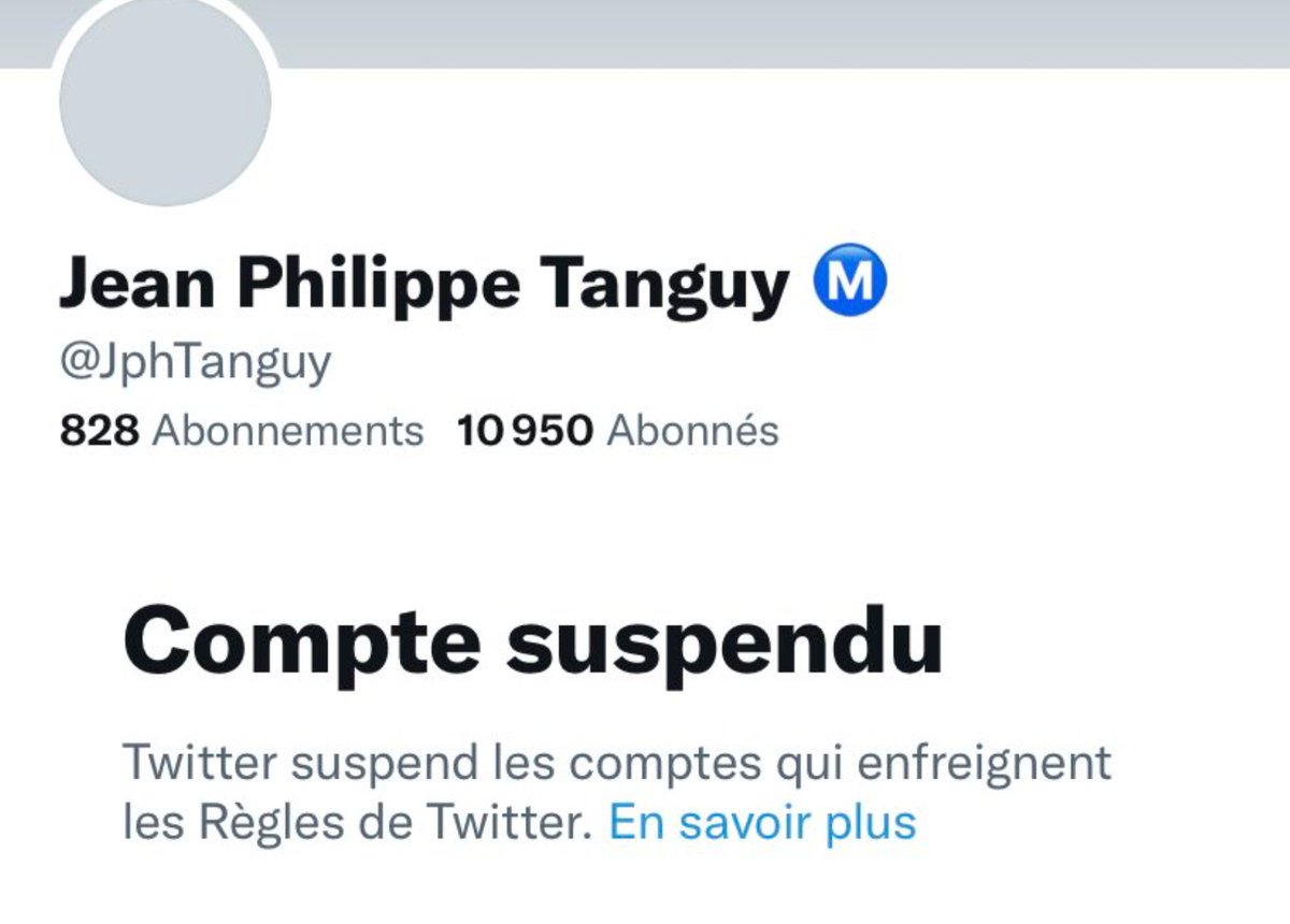 GeWoessner's tweet photo. .@TwitterFrance  a suspendu les comptes du directeur adjoint de la campagne de Marine Le Pen, de son directeur de communication, ainsi que plusieurs comptes liés à la campagne d'Eric Zemmour.
C'est assez incompréhensible, @damienviel. Une explication rapide est nécessaire. https://t.co/O39IIcT6s3