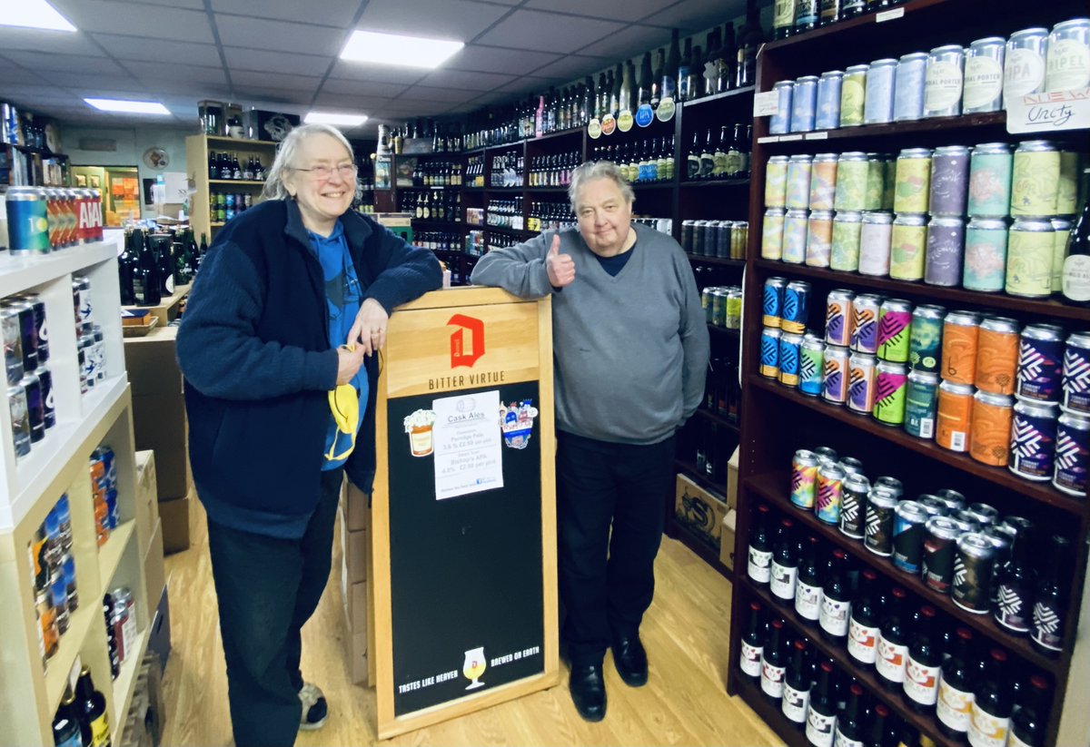What a pleasure to spend time with Chris &amp; Ann at <a href="/bitter_virtue/">Bitter Virtue</a> Their shop, 25 years in the making, is a labour of love... #CraftBeer #Belgianbeer
<a href="/unitybrewingco/">Unity Brewing Co</a> <a href="/BrewhouseUK/">Brewhouse & Kitchen</a> <a href="/Vibrant_Forest/">Vibrant Forest</a> 
eddierob.substack.com/p/southamptons…