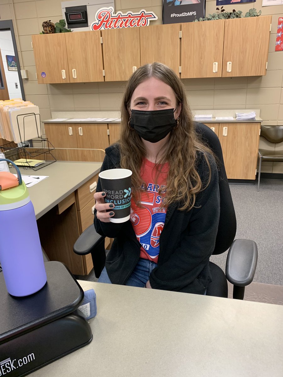 MSouthUnified's tweet photo. Thanks to our amazing Patriot Perk coffee cart crews for spreading the word: INCLUSION, not just this week, but every week! We are MILLARD SOUTH. We are CHAMPIONS OF CHANGE! #choosetoinclude #playunified #caffeinateandeducate #TPW https://t.co/pDq4SHo3UO
