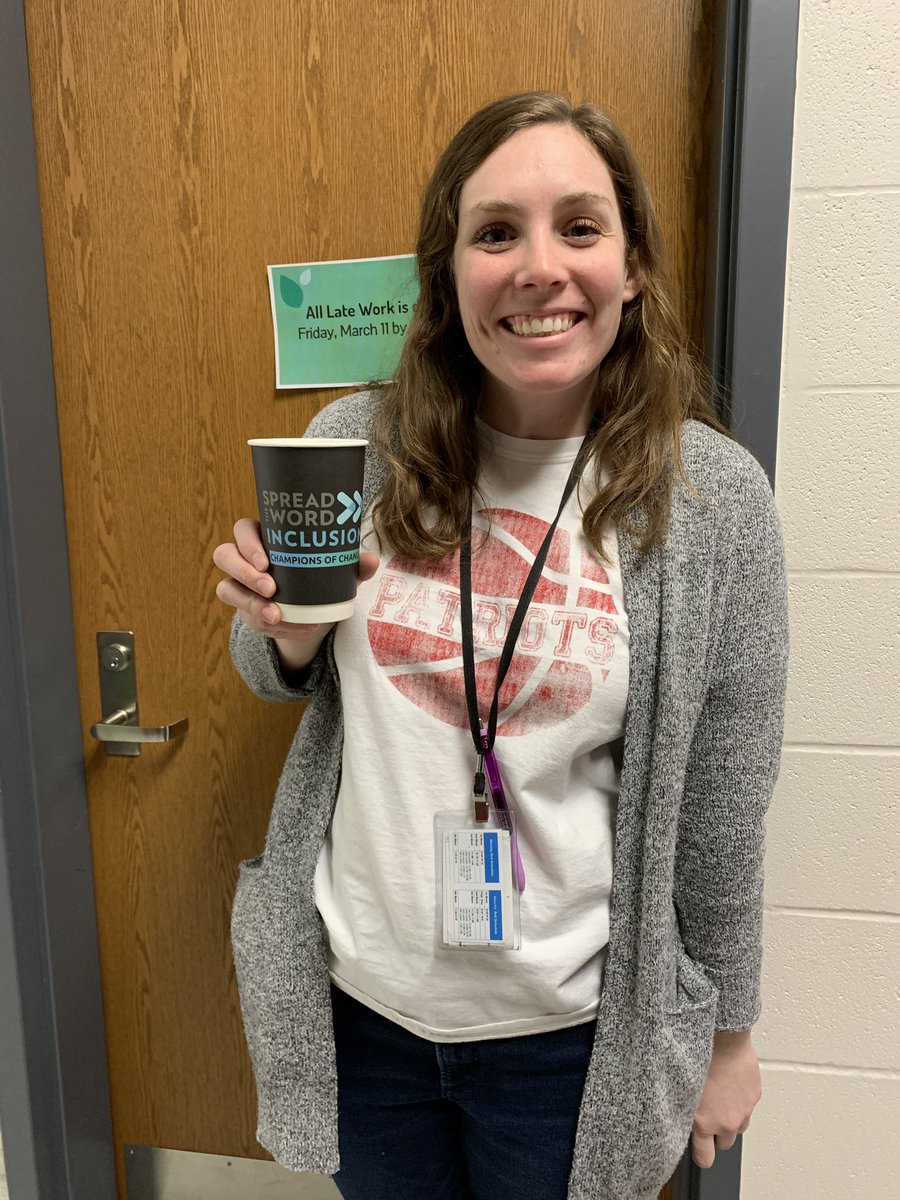 MSouthUnified's tweet photo. Thanks to our amazing Patriot Perk coffee cart crews for spreading the word: INCLUSION, not just this week, but every week! We are MILLARD SOUTH. We are CHAMPIONS OF CHANGE! #choosetoinclude #playunified #caffeinateandeducate #TPW https://t.co/pDq4SHo3UO