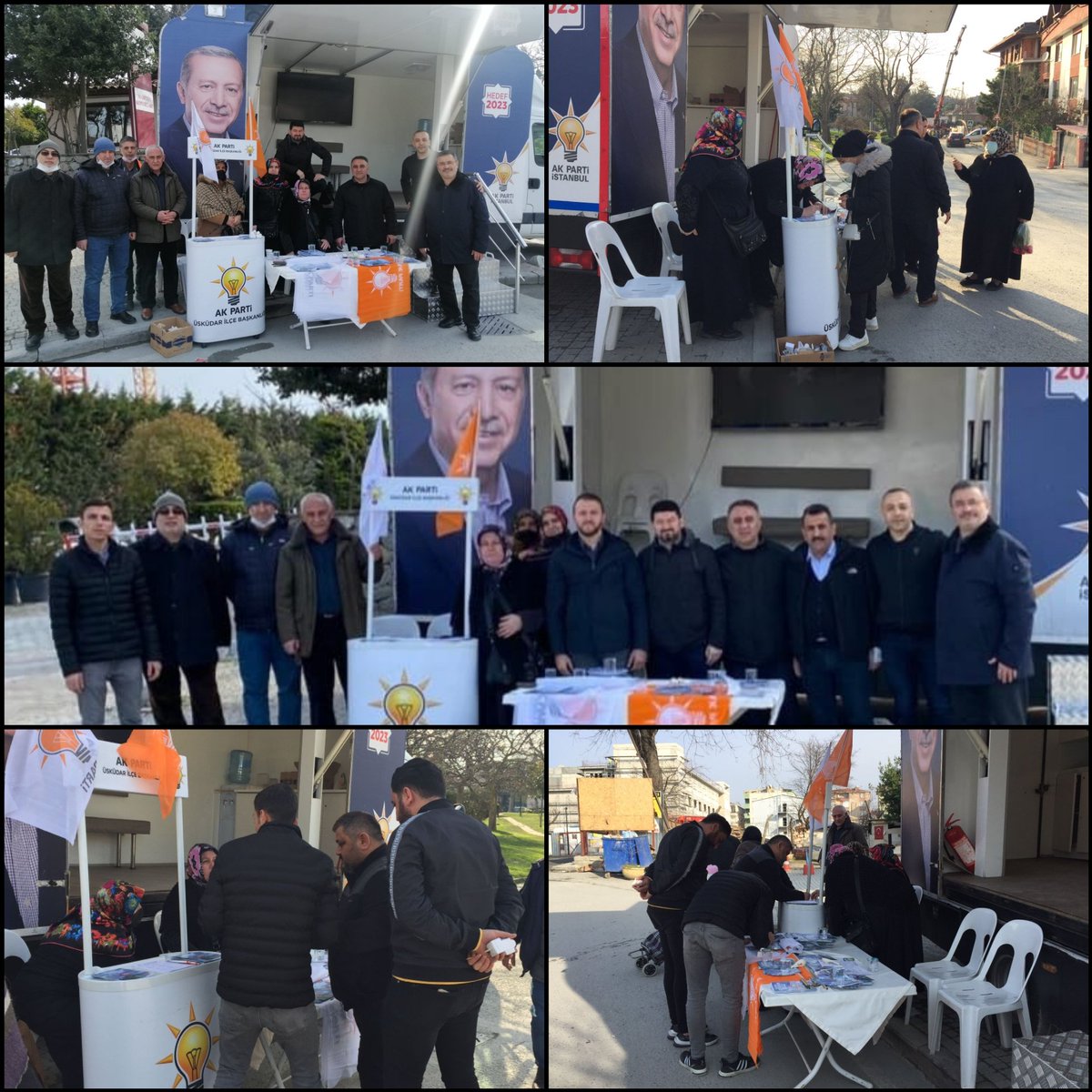 Burhaniye Mahalle Teşkilatımız, mahallede kurulan pazar yerindeki AK Nokta’da üye kaydı çalışmalarına devam ediyor.

#DurmakYokYolaDevam 
#AkÜsküdarSahada 

<a href="/osmannnurika/">Osman Nuri Kabaktepe</a> 
<a href="/demir_erdem/">Erdem DEMiR 🇹🇷</a>