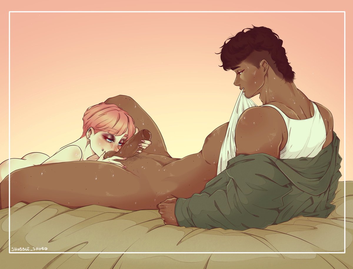 ShobbleShobo's tweet photo. And after a long time here I am with a new artwork~ 
He's my Joshua and she's Zahira, oc of my beloved @sab_michaelis 💕
Hope you like them! https://t.co/znDakTqdod