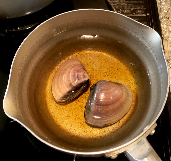 ハマグリのお吸い物のtwitterイラスト検索結果