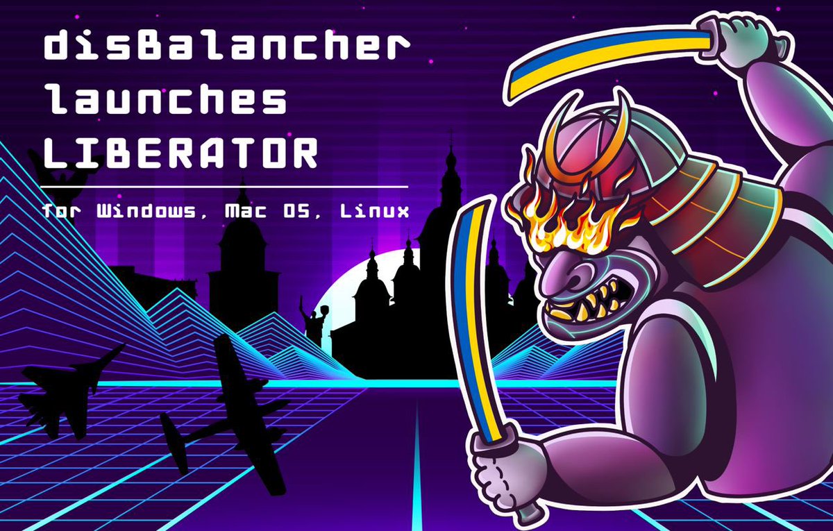 ⚡️⚡️We are thrilled to launch a new app - LIBERATOR. 
It provides thousands of new users on board! 😱

Follow the link to download and let’s make a DDoS! 👉🏼 blog.disbalancer.com/disbalancer-la…
💡Liberator FAQ: blog.disbalancer.com/disbalancer-ap…