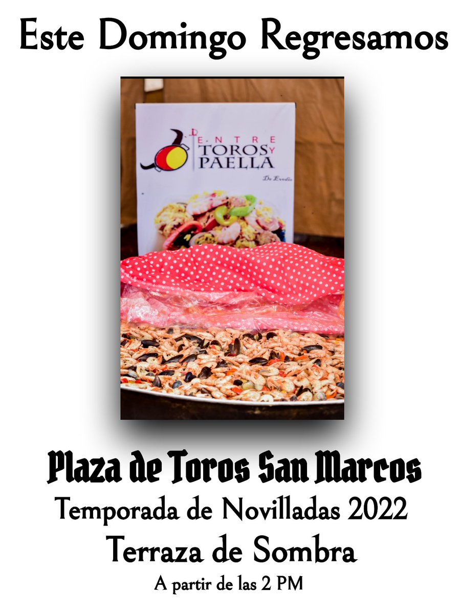 Este y todos los domingos de la temporada