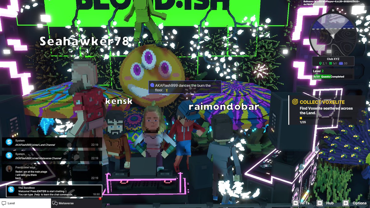 SupeAkash's tweet photo. @TheSandboxGame @blond_ish I just participated in the daily #SandboxAlphaS2Contest for a chance to earn up to 1,000 $SAND! Day 2 - Dance with Blond:ish. Check out my screenshot below! 👇 #SandboxAlphaS2 https://t.co/Cn4loJp1FN