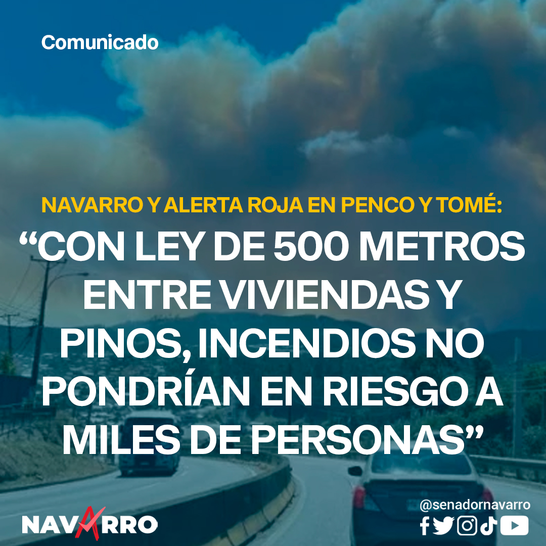 senadornavarro's tweet photo. Espero que quien lidere la Comisión de Agricultura del Senado este año tenga la entereza de poner en tabla el PL que presentamos en 2014 que busca establecer por ley que la distancia mínima entre predios forestales y asentamientos urbanos sea de 500 mts https://t.co/9YEOfMsUC3 https://t.co/5XJPVvKF0c