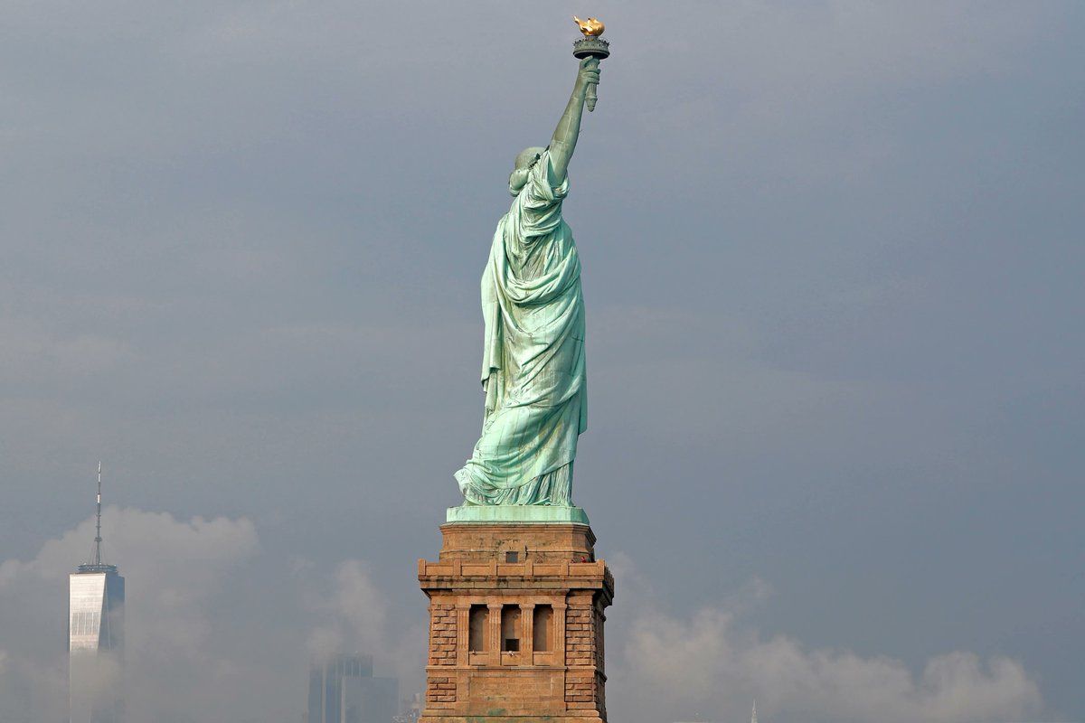 WFUVCityscape's tweet photo. A new book takes a deep dive into the history of the Statue of Liberty. It’s called "Lady Liberty: An Illustrated History of America’s Most Storied Woman."Check it out at https://t.co/OIkNe6i7yL https://t.co/fCrDengEJp