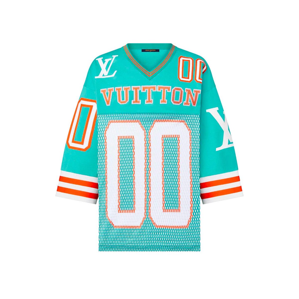 Louis Vuitton 2022 Hockey Jersey T-Shirt w/ Tags - Blue T-Shirts