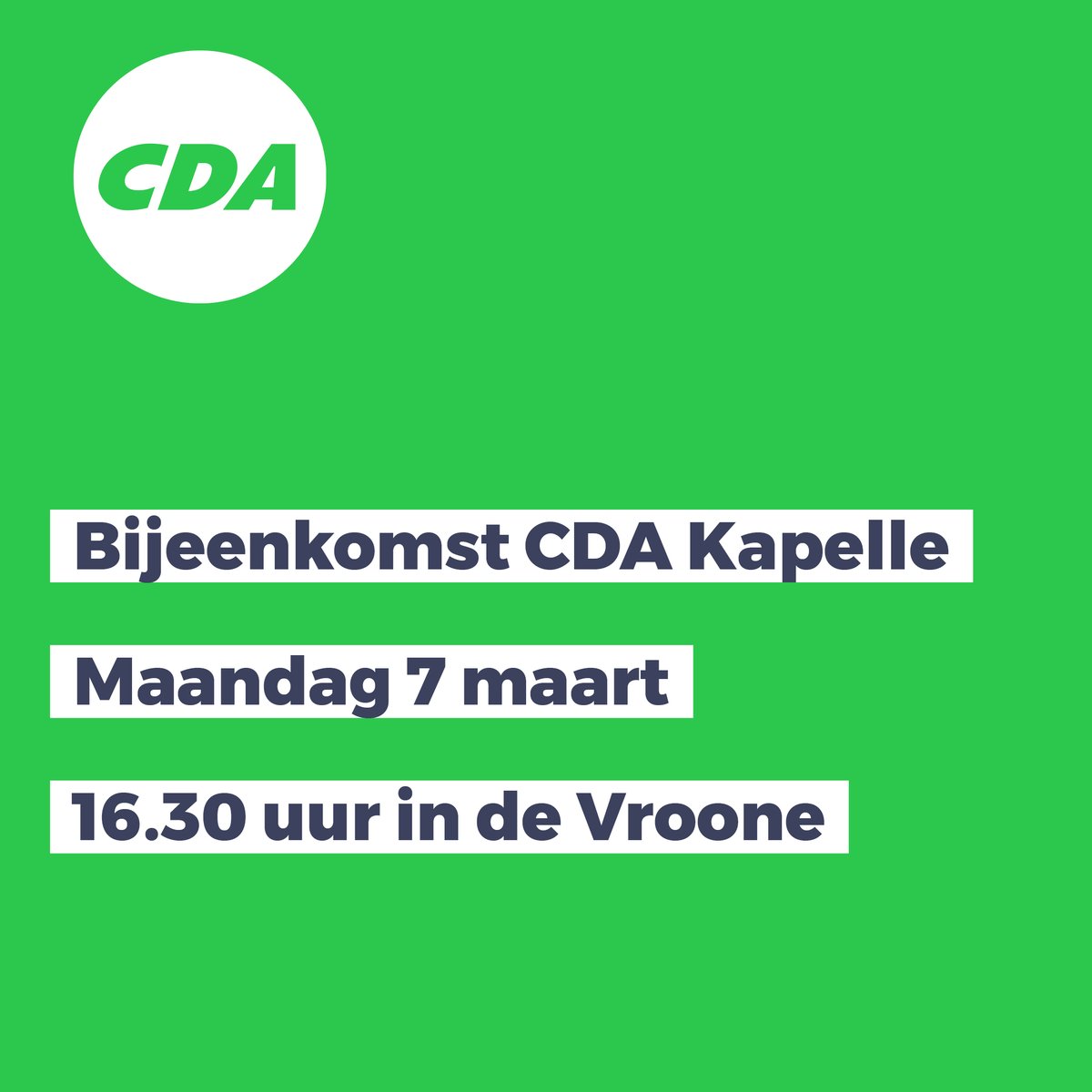 CDA Kapelle tweet media