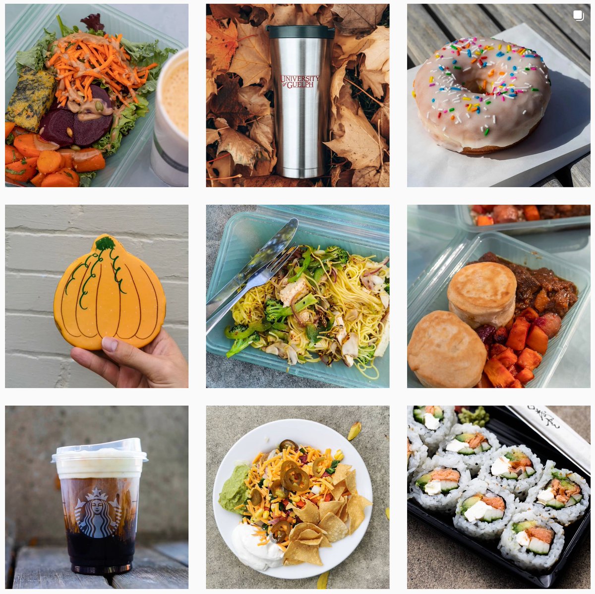 HospitalityUofG's tweet photo. What a beautiful, sunny day @uofg to reflect on a years worth of delicious, colourful food prepared by our #UofGChefs. ❤️🖤💛

Thank you to our entire team behind-the-scenes and front-of-house!

#GryphonPride #UofGCampusFood #UofG #FutureGryphons #Food #LocalFood https://t.co/EeaXXFeA6h