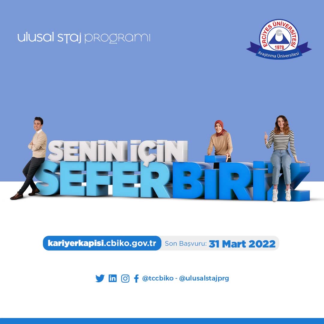 KAYBMER2's tweet photo. Gençlerimizi kamu kurumları ve gönüllü özel sektör kuruluşları ile buluşturan #UlusalStajProgramı başvuruları devam ediyor! #SeninİçinSeferbiriz @tccbiko @ulusalstajprg https://t.co/frG9y28rOo