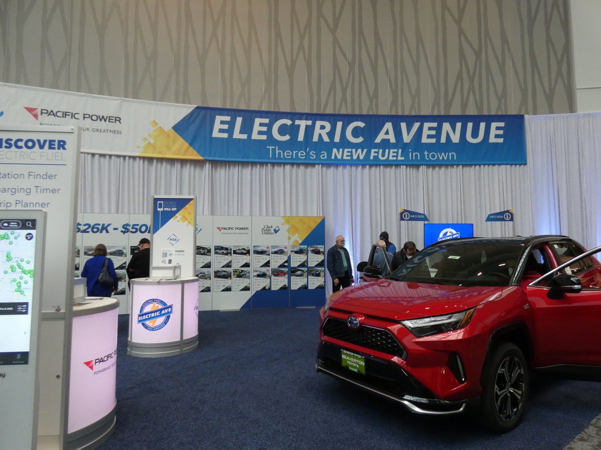 ForthMobility's tweet photo. EVs recieved all the attention at this year's Portland Auto show!
@PDXautoshow
#portlandoregon #Evs #PortlandAutoShow #Electric #electriccars #EV #climatechange #sustainability https://t.co/LxnyfcsQO2
