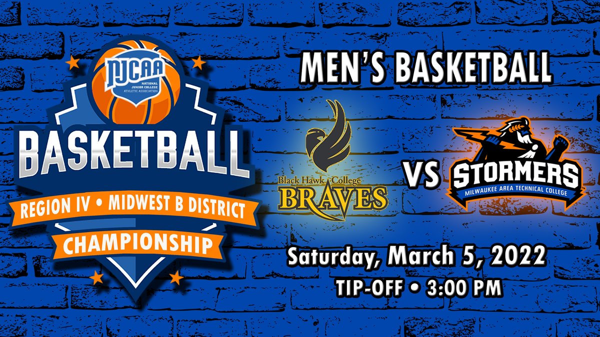 matcmilwaukee's tweet image. Saturday at 3 p.m. our #5 ranked men's basketball team hosts Black Hawk College in the NJCAA Region IV Championship game at Alverno College's Reiman Gym! The winner will punch their ticket to the national tournament! 🏆  Attend or stream the matchup: bit.ly/3C9a6GB