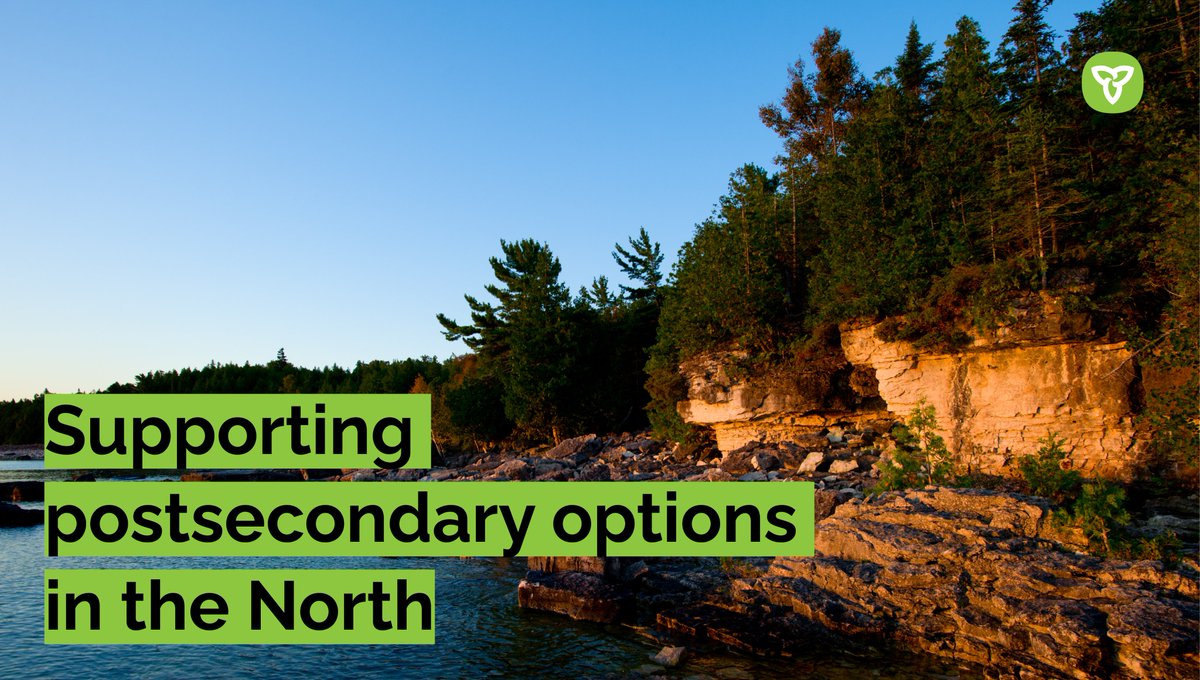 ONtrainandstudy's tweet photo. [1/2] The Ontario government is establishing the Northern Ontario School of Medicine University (NOSM University) and Université de Hearst as two new, independent degree-granting universities. https://t.co/J8HTn96whl https://t.co/tipZ9LryUE
