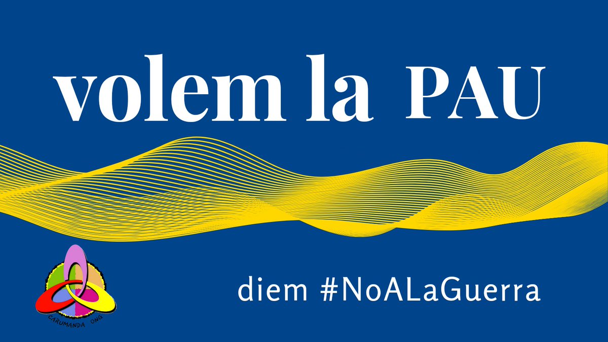 Des de <a href="/ONGdCarumanda/">ONGd Carumanda</a> condemnem la invasió russa a Ucraïna i la guerra que ha provocat. Com a ONGd que creu en la Pau per sobre de tot, expressem el nostre recolzament i solidaritat amb el poble ucraïnès i diem ben fort, #NoALaGuerra