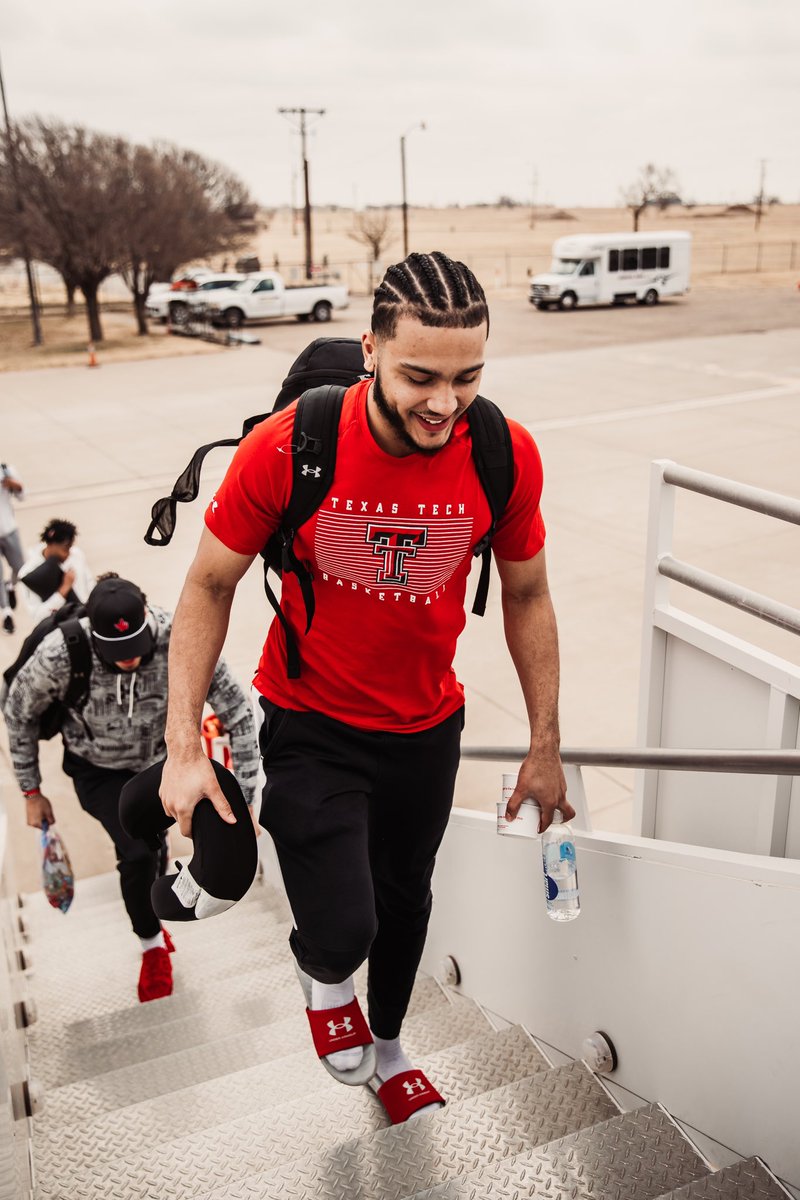 TexasTechMBB's tweet photo. Headed to just an OK State ✈️ 

#ŦexasIsBetter https://t.co/W5OLtiIr9y