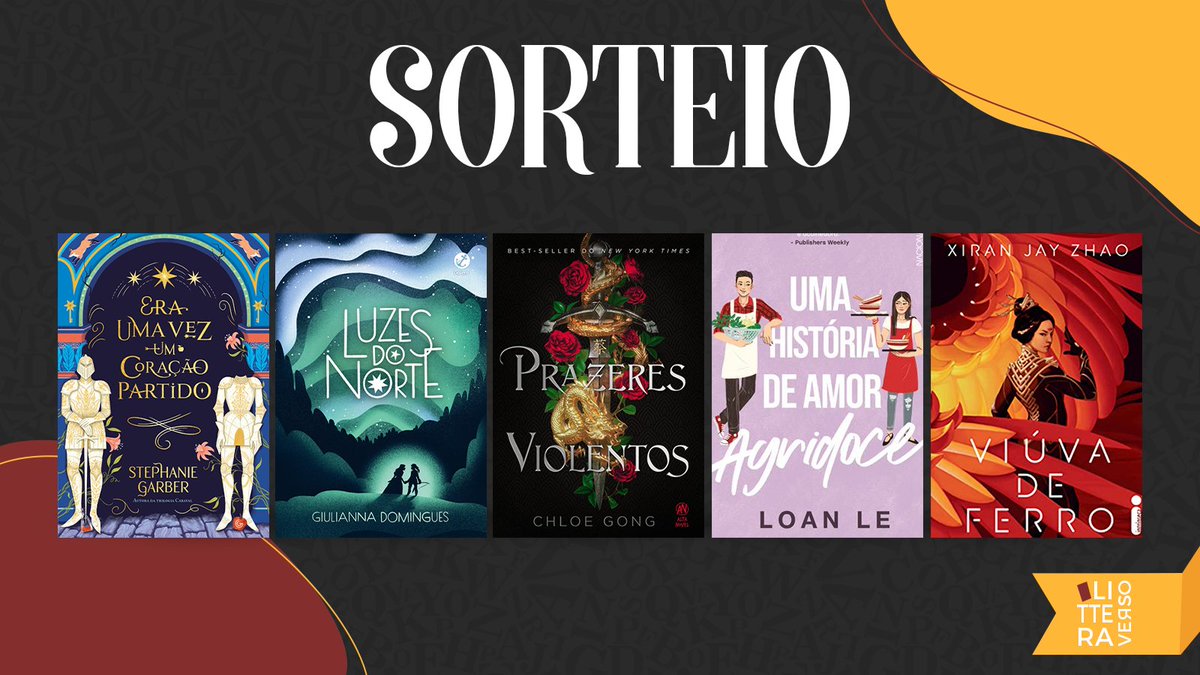 litteraverso's tweet photo. ⚡️ SORTEIO ⚡️

Quer concorrer a um exemplar de um livro da imagem? Basta:

✨ Seguir @litteraverso 
✨ Dar RT, sem citar, neste tweet

Resultado dia 08/03. Boa sorte! https://t.co/G42aRWsPf1