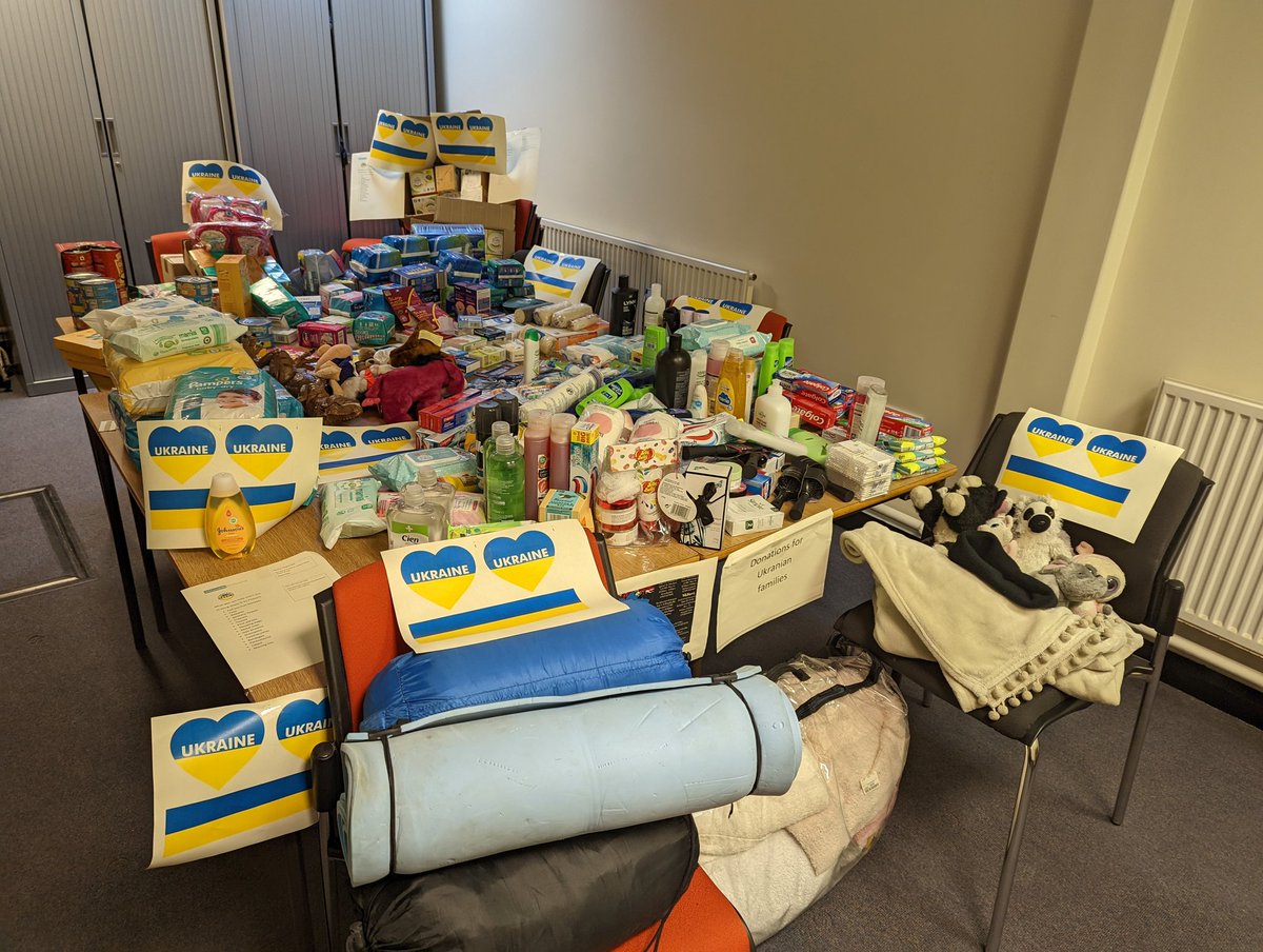 A huge thank you to all those pupils, staff and parents in our community for their very generous donations. <a href="/CSEL_STOC/">Chris Foley</a> and everyone at the school are grateful! #Ukraine #Overwhelmed