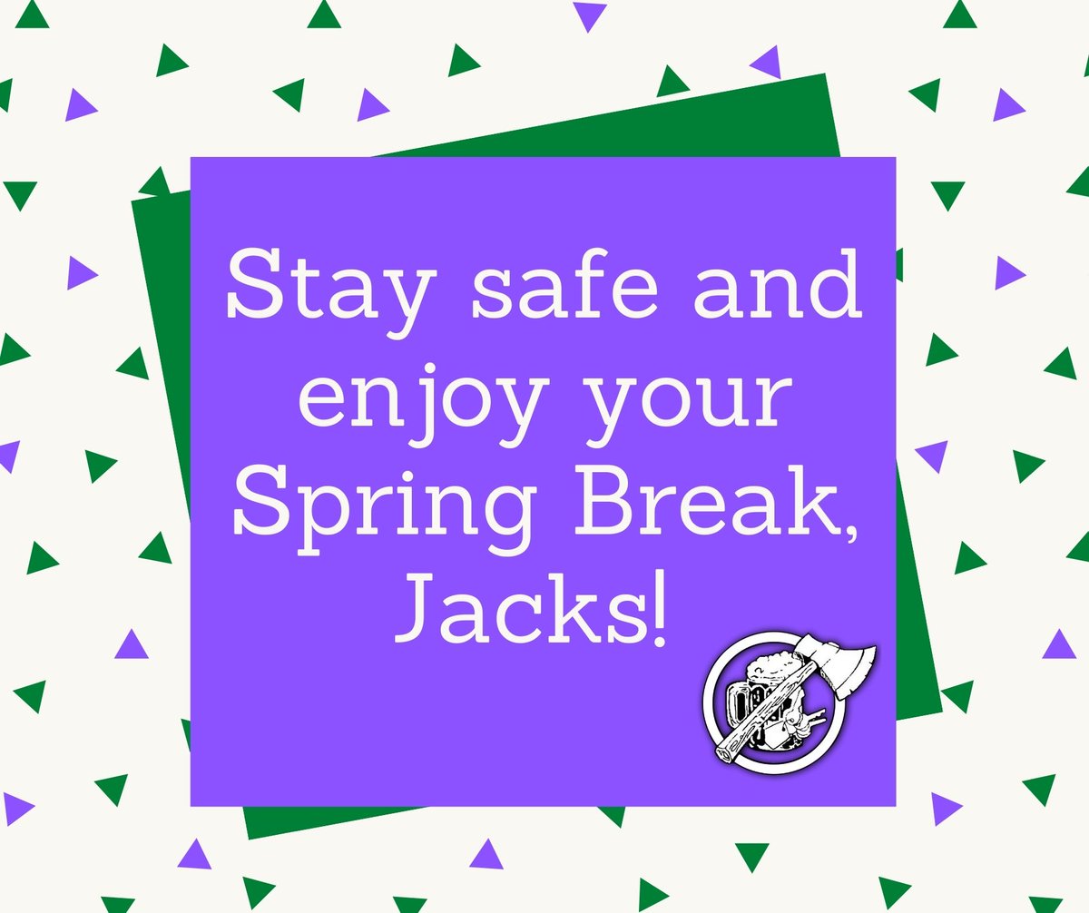 We will not be operating this weekend due to the beginning of Spring Break. But we hope to see you soon! 💚