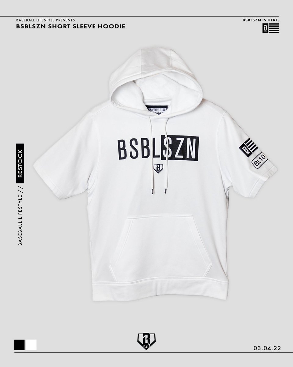 BSBL-SZN Short Sleeve Hoodie