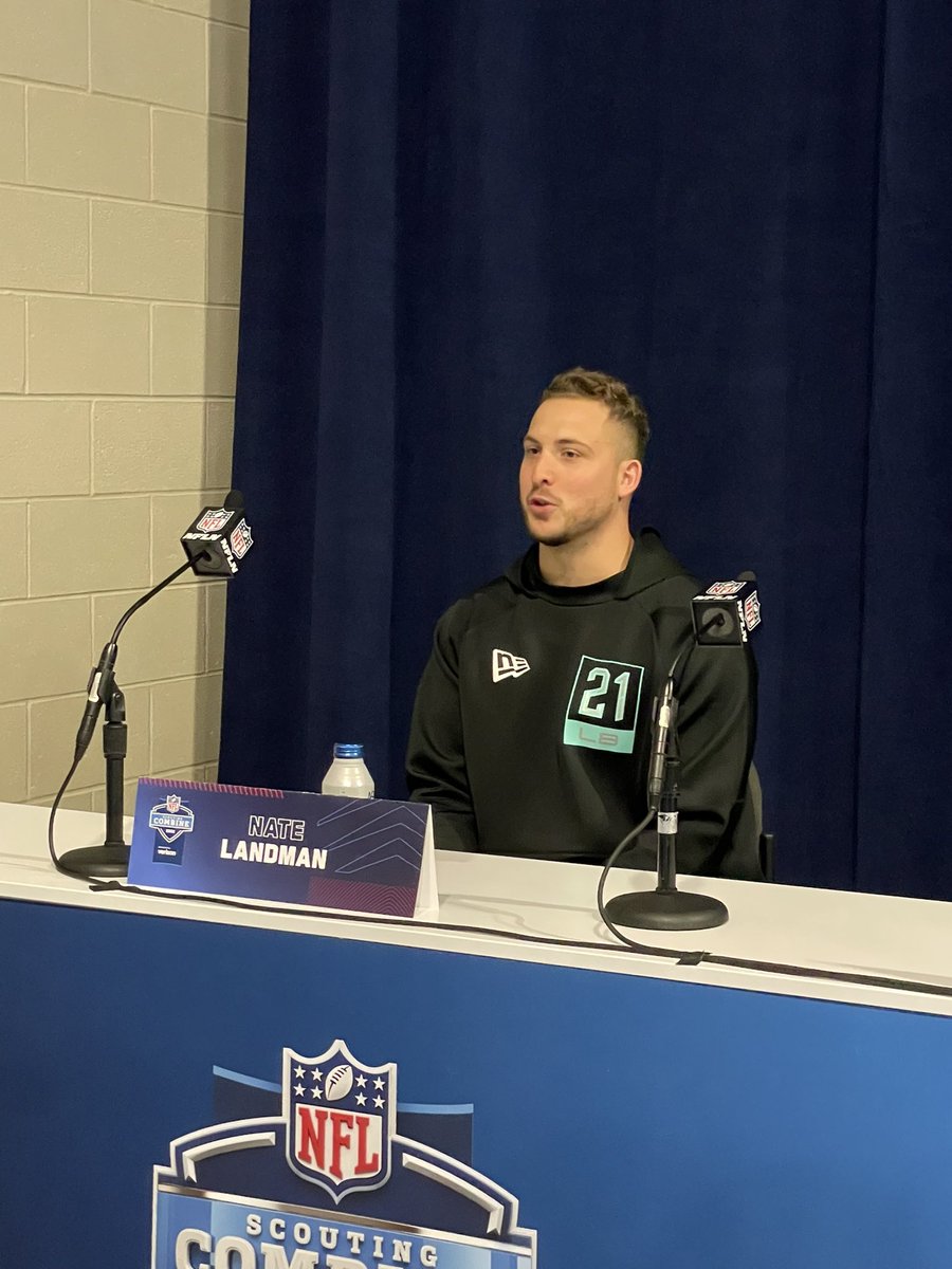 #Colorado LB Nate Landman at the #NFLCombine. <a href="/KOAColorado/">KOA 850 AM & 94.1 FM</a>