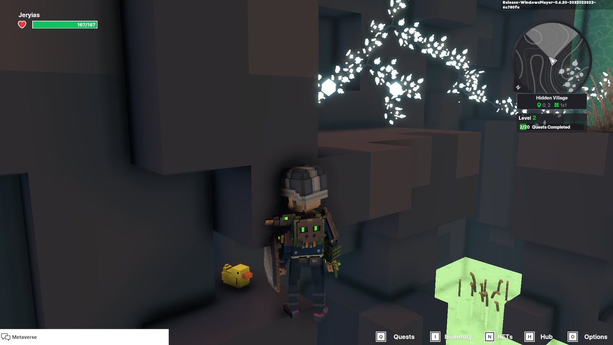 NFTwizrard's tweet photo. @TheSandboxGame I found a duck but I can't pick it up, what does it do?? #hiddenvillage #sandbox https://t.co/FvCPFdnNee
