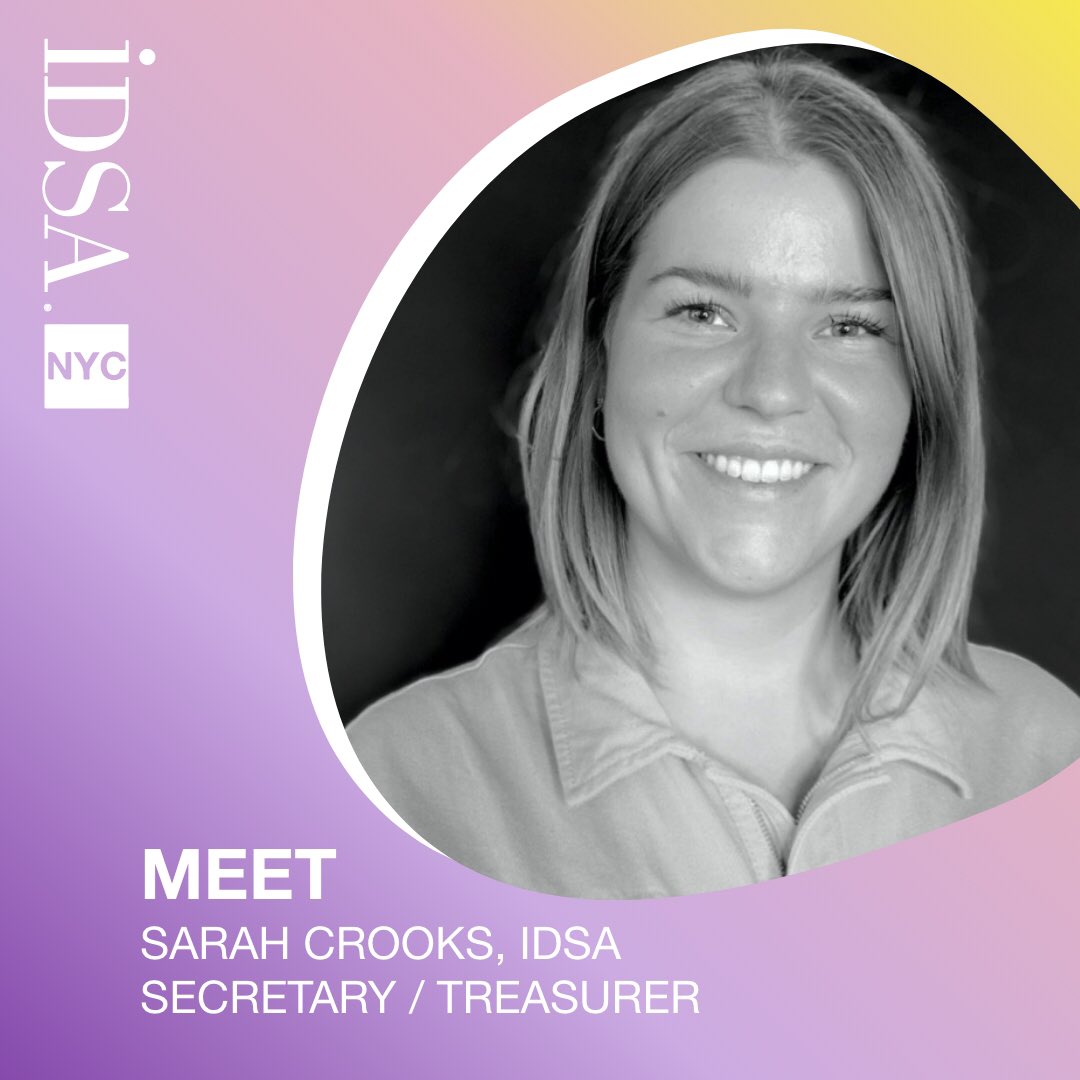idsanyc's tweet image. ⭐️Introducing Our Secretary &amp;amp; Treasurer, Sarah Crooks, IDSA⭐️

#idsa #idsanyc #industrialdesign #leadership