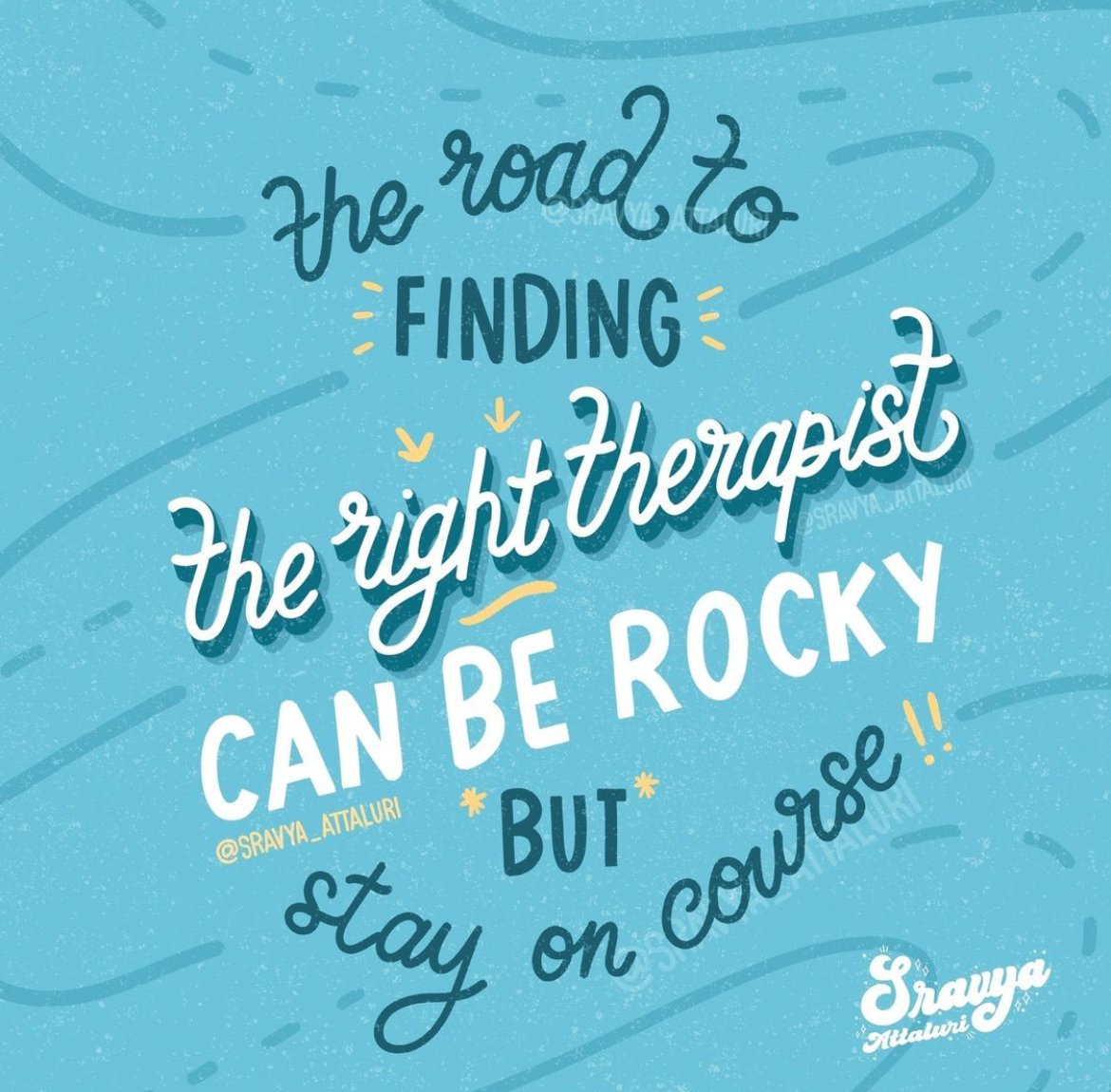 NAMICommunicate's tweet photo. Finding the right therapist can be challenging but don't give up! 
- 
Image via Sravyaa on IG https://t.co/t5NrRHNhP3